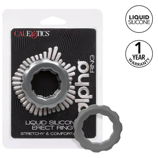 CALEXOTICS - ALPHA ERECT RING GRIS CALEXOTICS