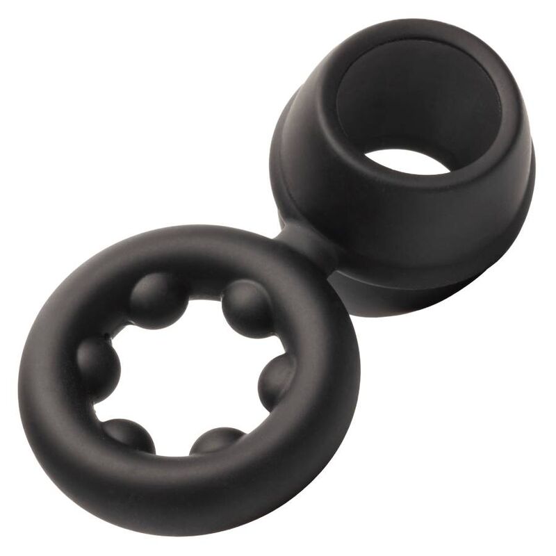 CALEXOTICS - ALPHA DUAL MAGNUM RING NEGRO CALEXOTICS