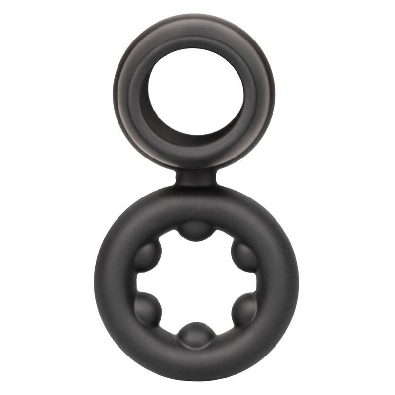 CALEXOTICS - ALPHA DUAL MAGNUM RING NEGRO CALEXOTICS