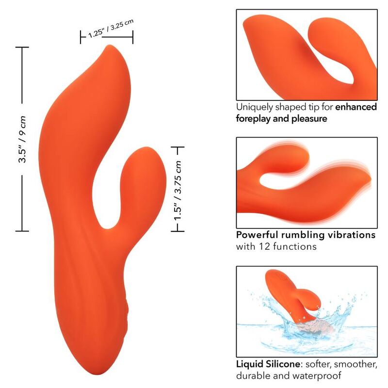 CALEXOTICS - STELLA DUAL TEASER NARANJA CALEXOTICS