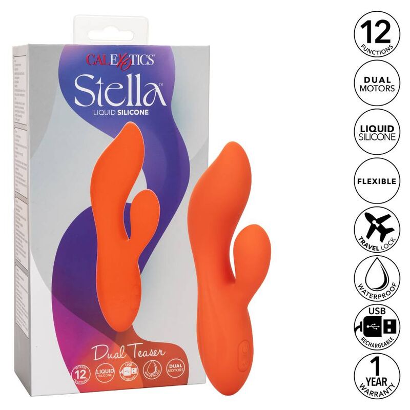 CALEXOTICS - STELLA DUAL TEASER NARANJA CALEXOTICS