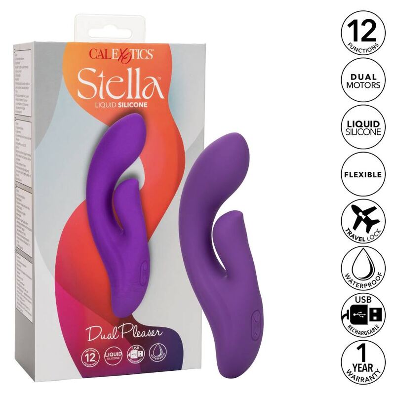 CALEXOTICS - STELLA DUAL PLEASER VIOLETA CALEXOTICS