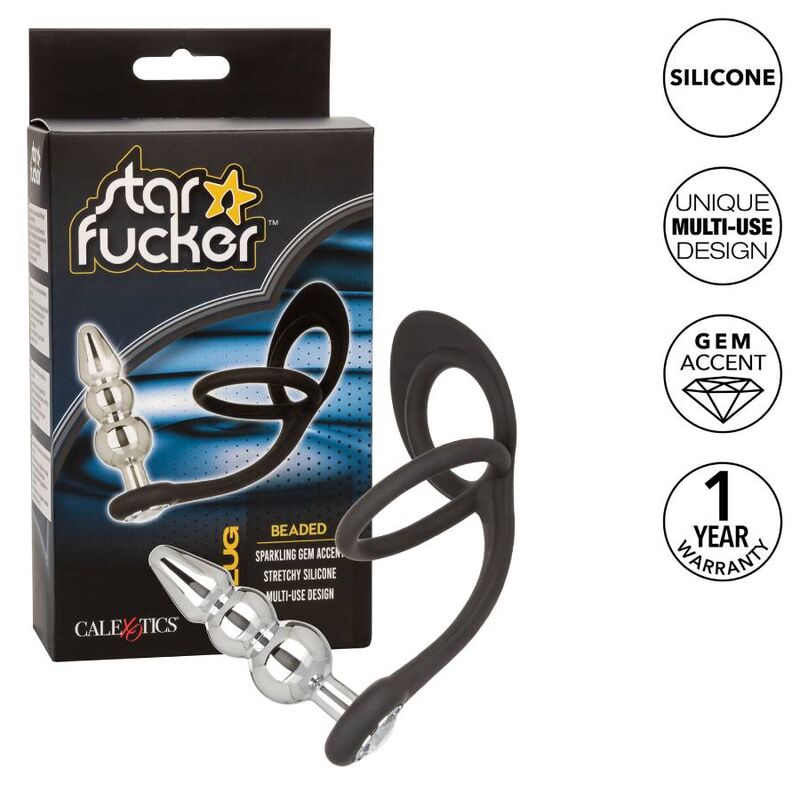CALEXOTICS - STAR FUCKER BEADED PLUG CALEXOTICS
