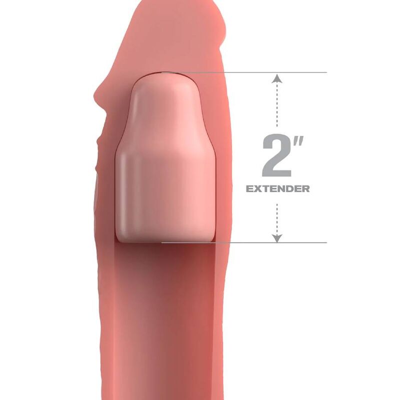FANTASY X- TENSIONS - PIPEDREAMS EXTENSION W STRAP 15,24 CM SKIN FANTASY X-TENSIONS
