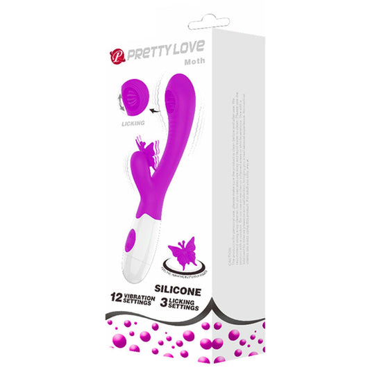 PRETTY LOVE - MOTH LICKING & VIBRATING LILA PRETTY LOVE