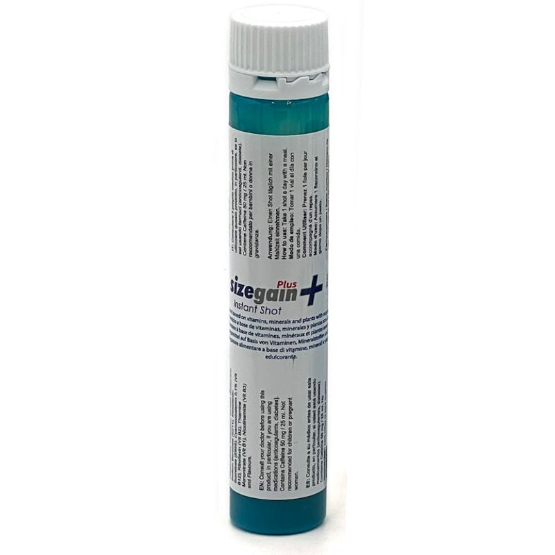 500 COSMETICS - SIZEGAIN PLUS INSTANT SHOT VIGORIZANTE MASCULINO 5 UNIDADES 500COSMETICS