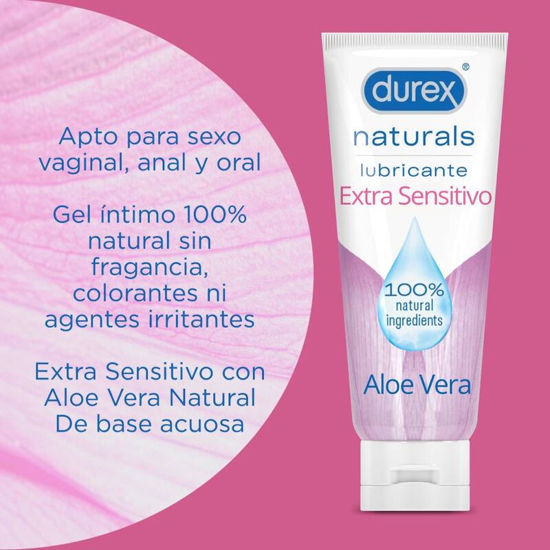 DUREX - NATURALS LUBRICANTE EXTRA SENSITIVO 100 ML DUREX LUBES