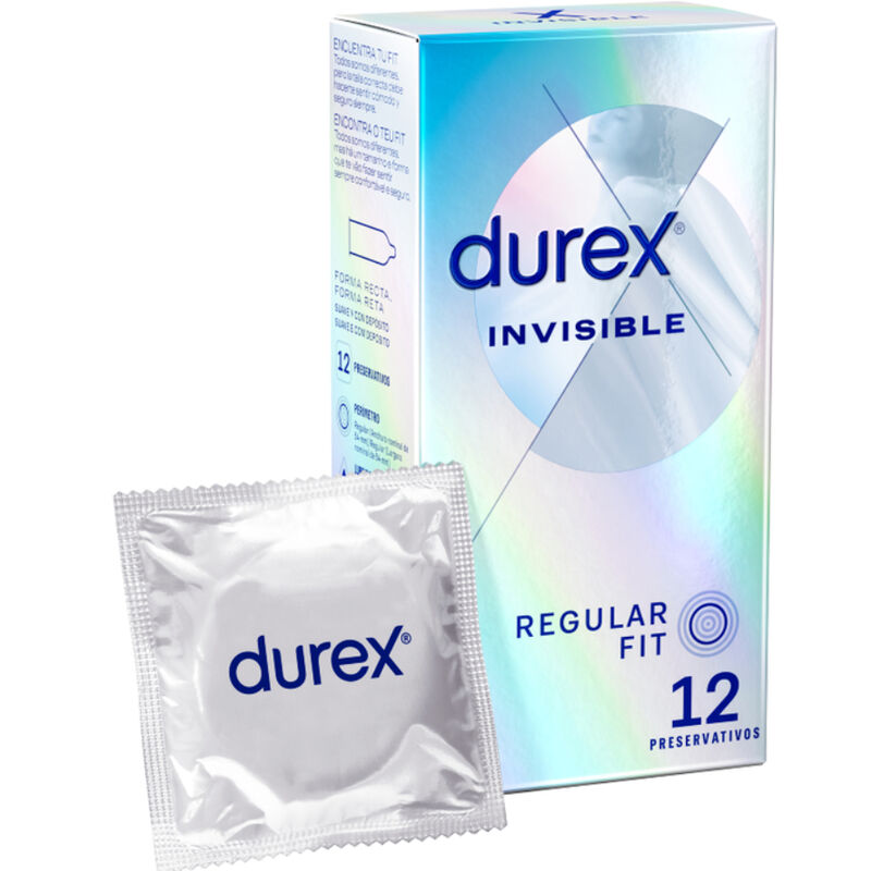 DUREX - INVISIBLE EXTRA FINO 12 UNIDADES DUREX CONDOMS