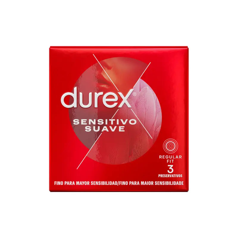 DUREX - SENSITIVO SUAVE 3 UNIDADES DUREX CONDOMS