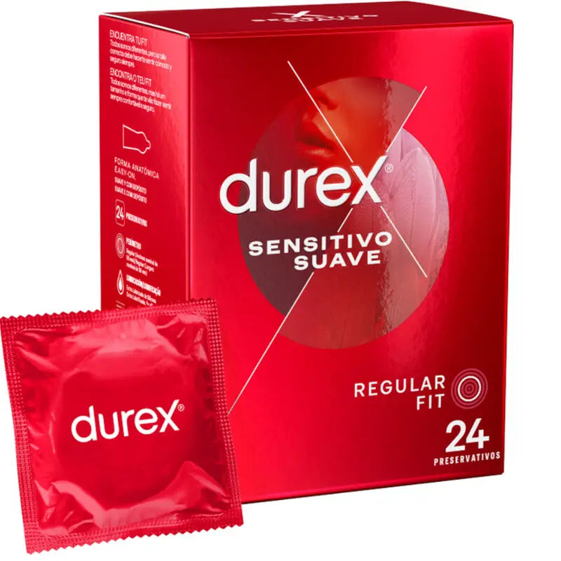 DUREX - SENSITIVO SUAVE 24 UNIDADES DUREX CONDOMS