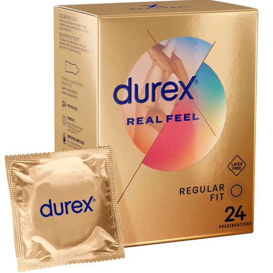 DUREX - REAL FEEL 24 UNIDADES DUREX CONDOMS