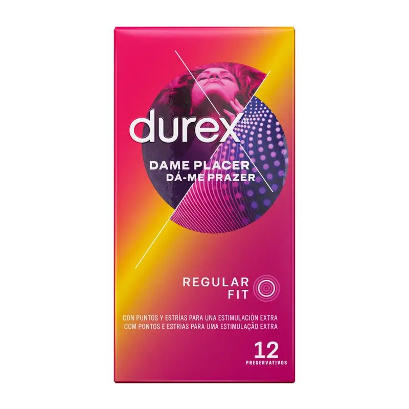 DUREX - DAME PLACER 12 UNIDADES DUREX CONDOMS