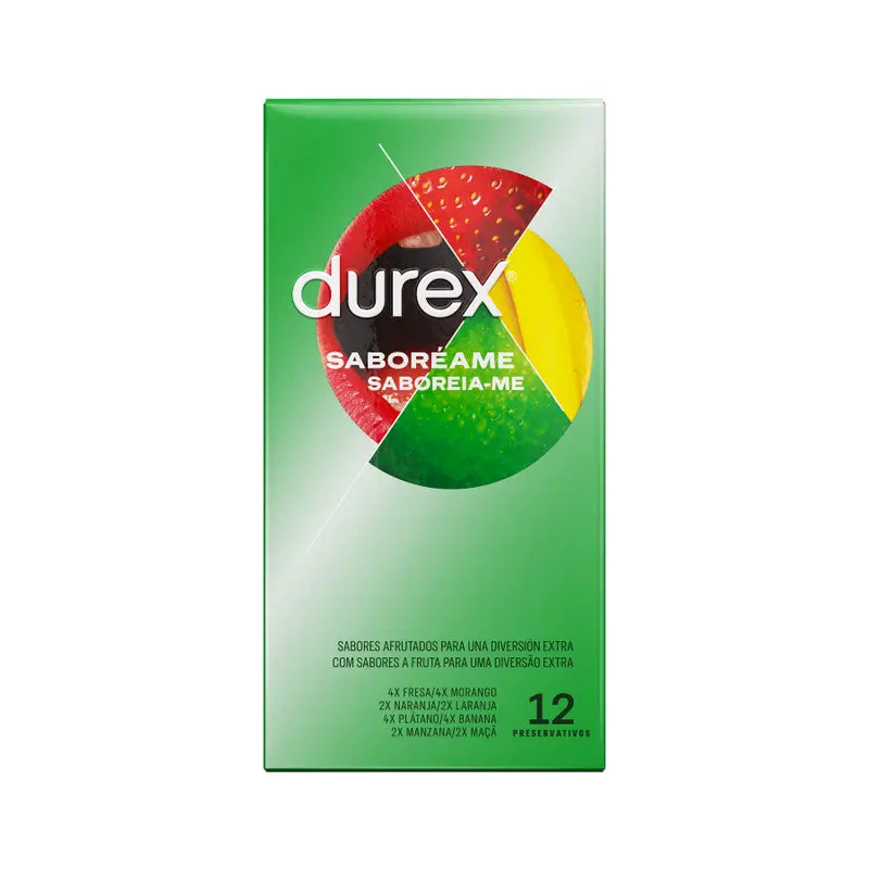 DUREX - SABOREAME 12 UNIDADES DUREX CONDOMS