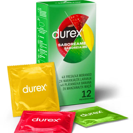 DUREX - SABOREAME 12 UNIDADES DUREX CONDOMS
