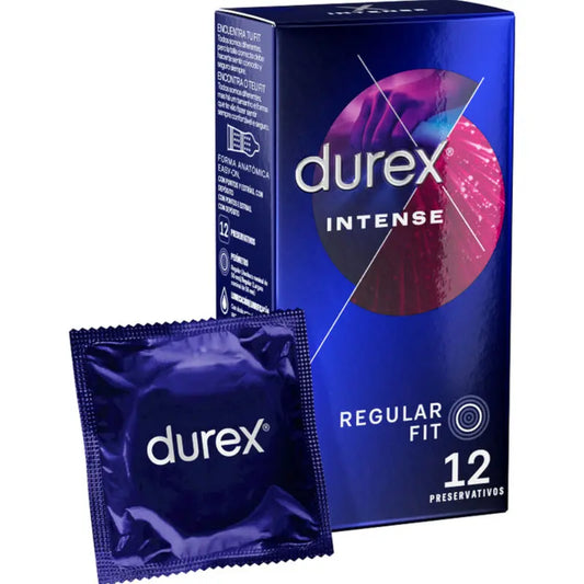 DUREX - INTENSE ORGASMIC 12 UNIDADES DUREX CONDOMS