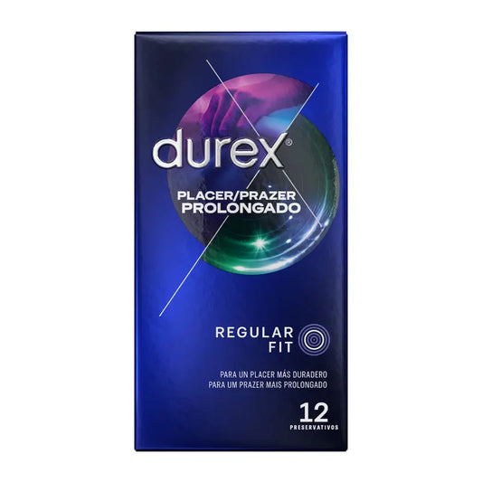 DUREX - PLACER PROLONGADO RETARDANTE 12 UNIDADES DUREX CONDOMS