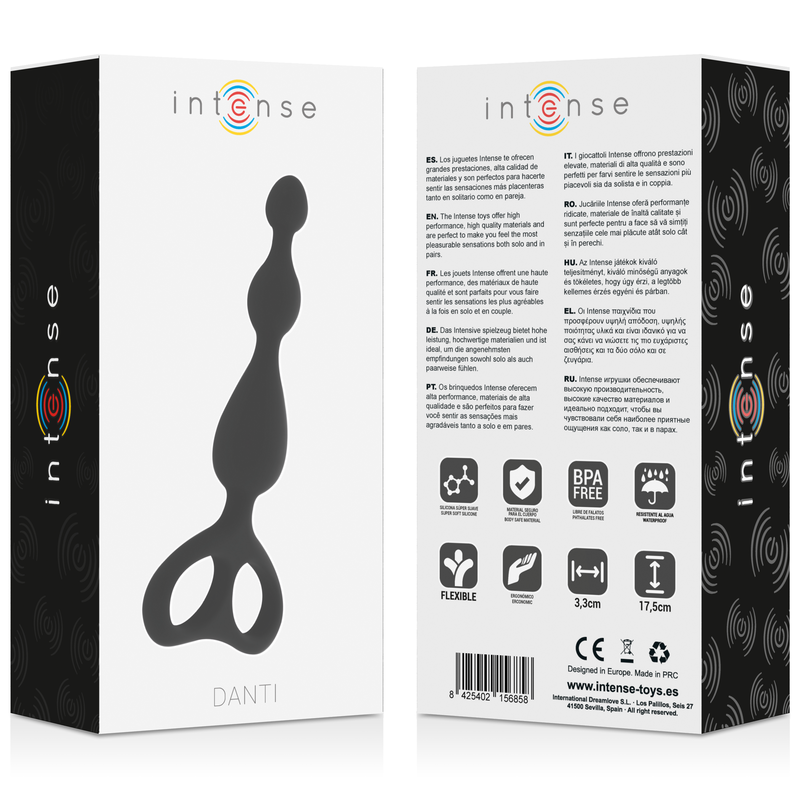 INTENSE - DANTI ANAL NEGRO INTENSE ANAL TOYS