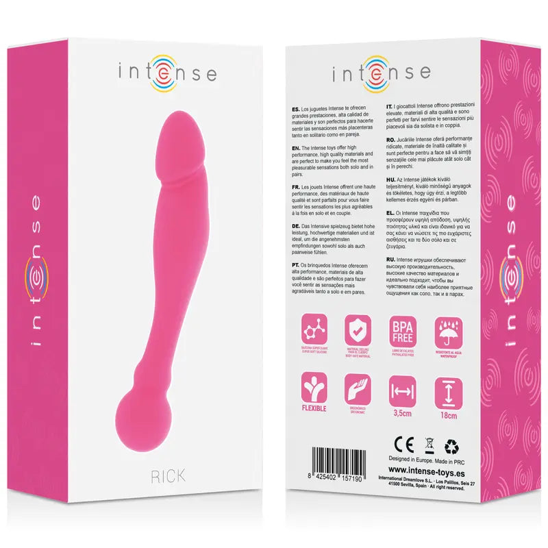 INTENSE - SILICONE RICK DUAL ROSA INTENSE FUN