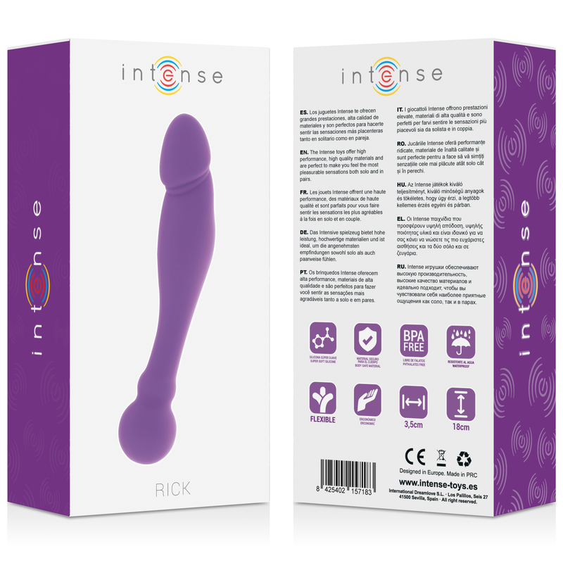 INTENSE - SILICONE RICK DUAL LILA INTENSE FUN