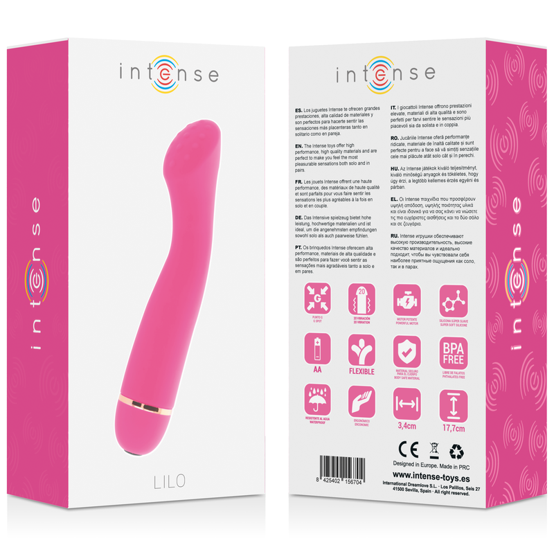 INTENSE - LILO 20 SPEEDS SILICONE ROSA INTENSE FUN