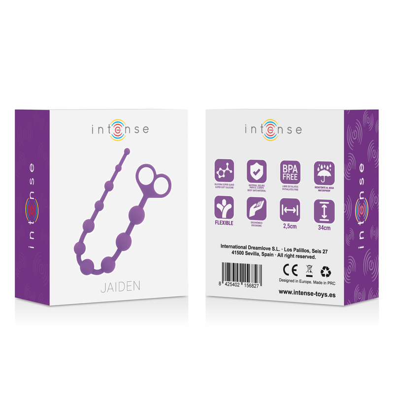 INTENSE - JAIDEN ANAL BEADS LILA INTENSE ANAL TOYS