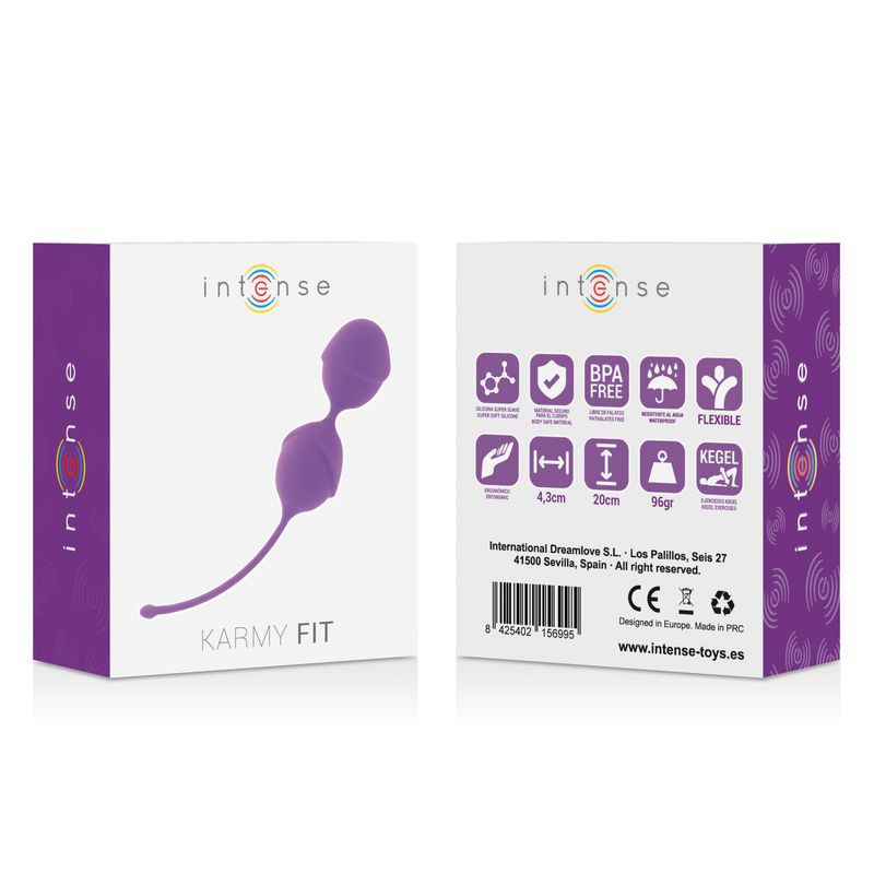 INTENSE - KARMY FIT KEGEL SILICONE LILA INTENSE HEALTH & FUN