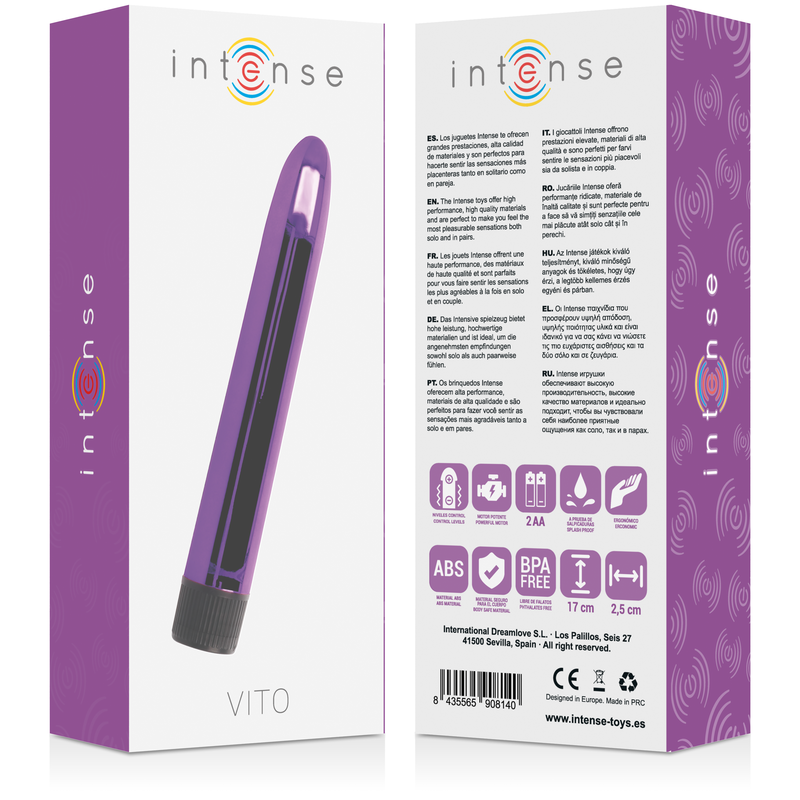 INTENSE - VITO VIBRADOR LILA INTENSE FUN