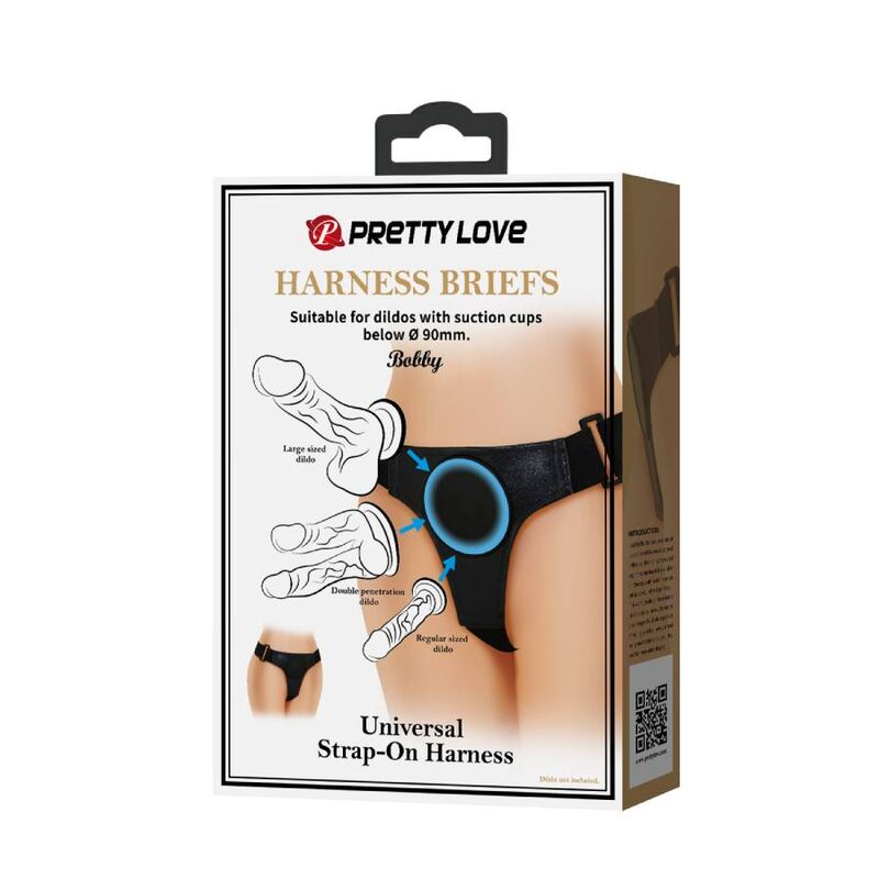PRETTY LOVE - ARNÉS UNIVERSAL NEGRO PRETTY LOVE