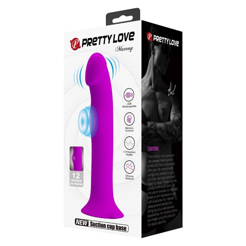 PRETTY LOVE - MURRAY VIBRADOR Y ESTIMULADOR PUNTO G MORADO PRETTY LOVE FLIRTATION