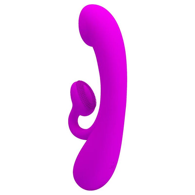 PRETTY LOVE - SINCERE VIBRADOR Y SUCCIONADOR DE CLITORIS SILICONA MORADO PRETTY LOVE