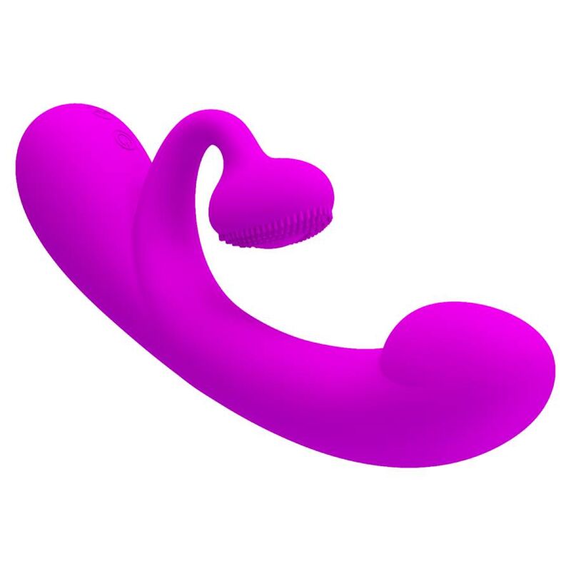 PRETTY LOVE - SINCERE VIBRADOR Y SUCCIONADOR DE CLITORIS SILICONA MORADO PRETTY LOVE