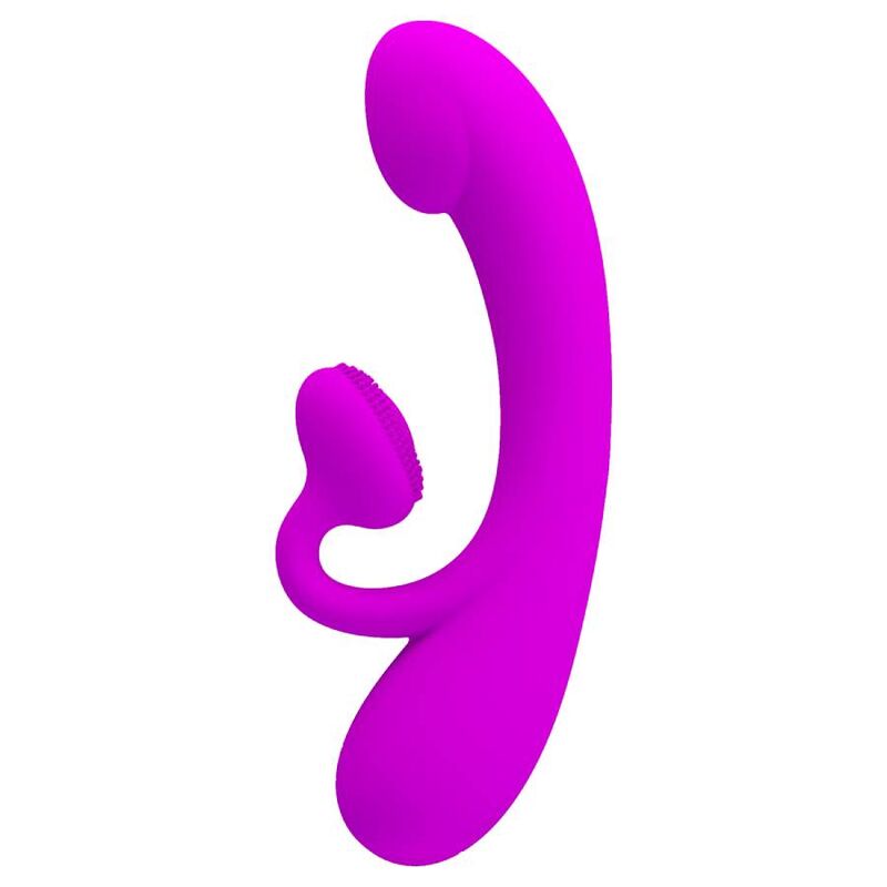 PRETTY LOVE - SINCERE VIBRADOR Y SUCCIONADOR DE CLITORIS SILICONA MORADO PRETTY LOVE