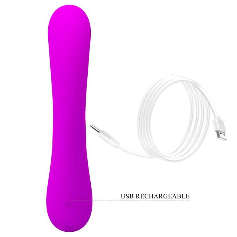 PRETTY LOVE - SINCERE VIBRADOR Y SUCCIONADOR DE CLITORIS SILICONA MORADO PRETTY LOVE