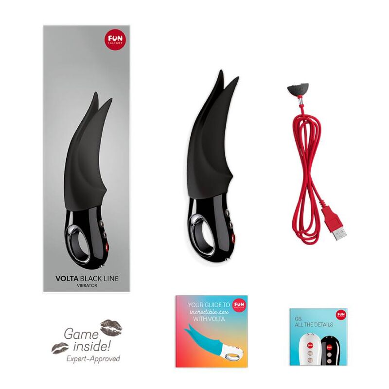 FUN FACTORY - VOLTA CLITORAL VIBRADOR NEGRO LINE FUN FACTORY
