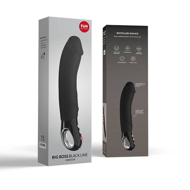 FUN FACTORY - BIG BOSS VIBRADOR NEGRO LINE FUN FACTORY