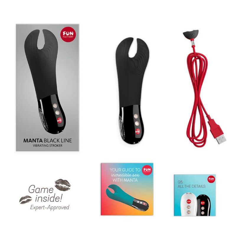FUN FACTORY - MANTA MASTURBADOR VIBRADOR HOMBRE FUN FACTORY