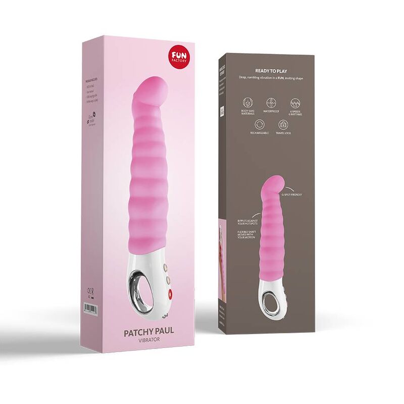 FUN FACTORY - PATCHY PAUL G5 G-SPOT VIBRADOR CANDY ROSE FUN FACTORY