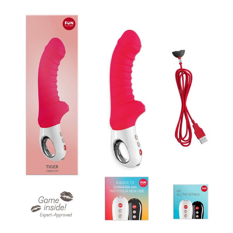 FUN FACTORY - TIGER G5 VIBRADOR INDIA RED FUN FACTORY