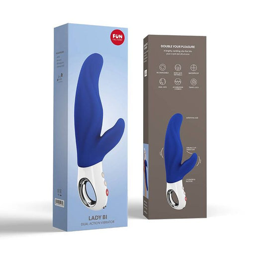 FUN FACTORY - LADY BI DUAL VIBRADOR ULTRAMARIN FUN FACTORY