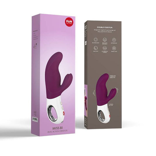 FUN FACTORY - MISS BI DUAL VIBRADOR GRAPE BLANCO FUN FACTORY