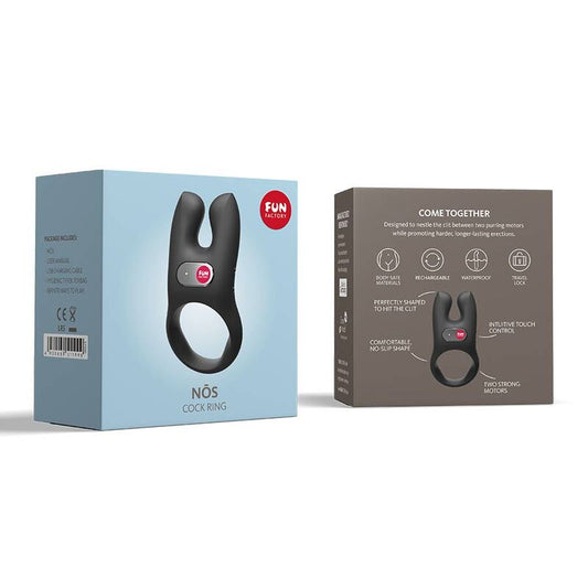FUN FACTORY - NOS ANILLO VIBRADOR NEGRO FUN FACTORY