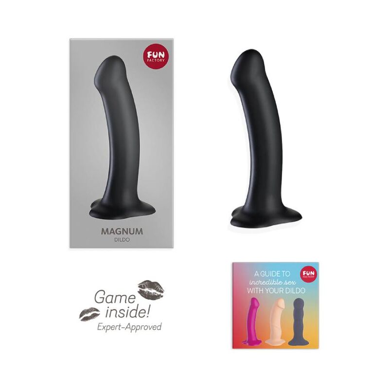 FUN FACTORY - MAGNUM DILDO NEGRO FUN FACTORY