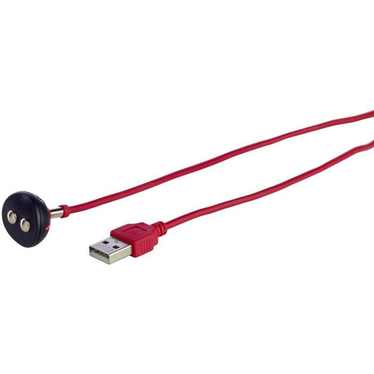 FUN FACTORY - CARGADOR MAGNETICO USB ROJO FUN FACTORY