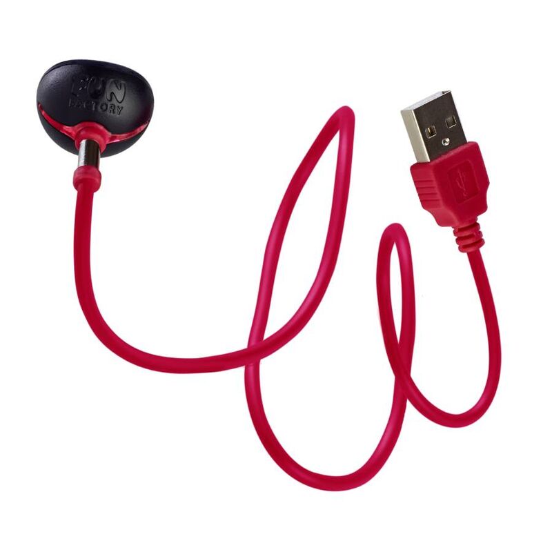 FUN FACTORY - CARGADOR MAGNETICO USB ROJO FUN FACTORY