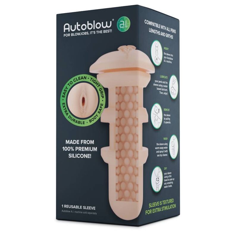AUTOBLOW - MANGA VAGINA IA NATURAL AUTOBLOW
