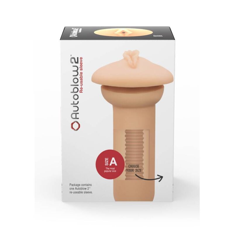 AUTOBLOW - MANGA VAGINA 2+ TAMAÑO A AUTOBLOW