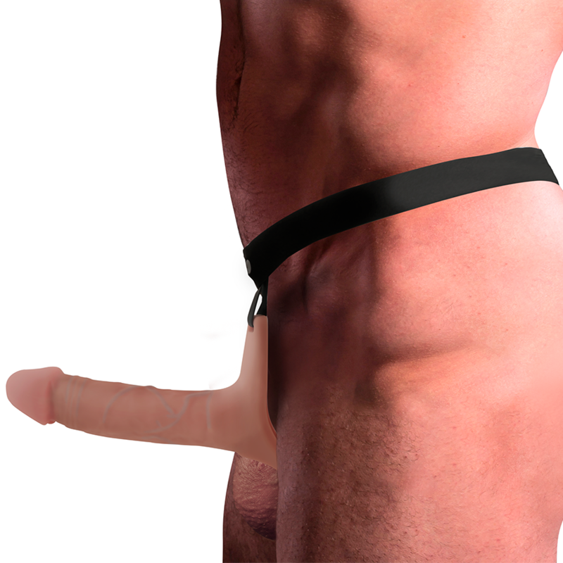 INTENSE - ARNÉS HUECO CON DILDO SILICONA 16 X 3.5 CM INTENSE COUPLES TOYS