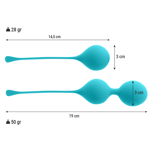 INTENSE - BOLAS KEGEL PACK KENDALL AZUL INTENSE HEALTH & FUN