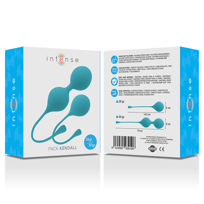 INTENSE - BOLAS KEGEL PACK KENDALL AZUL INTENSE HEALTH & FUN