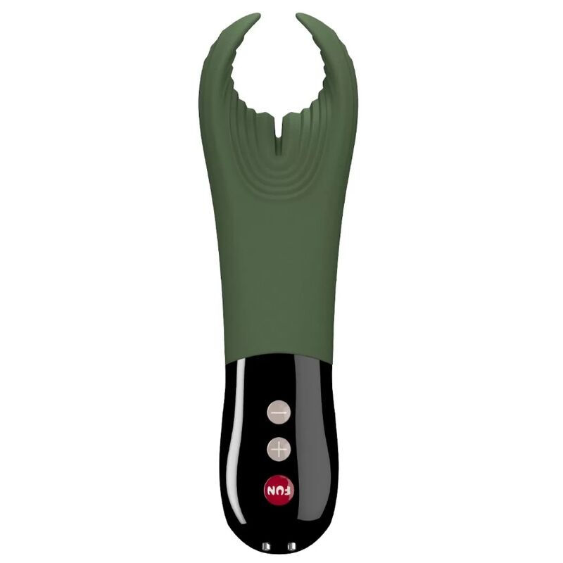 FUN FACTORY - MANTA MASTURBADOR VIBRADOR DEEP MOSS GREEN & NEGRO FUN FACTORY